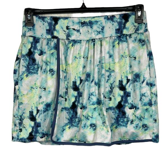 LIVI Lane Bryant SZ 14/16 Skort Tie-Dye Stretch Pockets Attached Briefs Pull-On - Picture 1 of 8